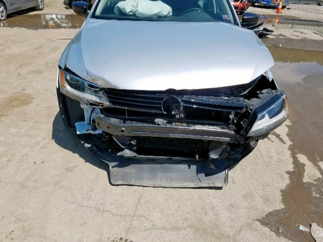 3VW2K7AJ8EM357351 - 2014 VOLKSWAGEN JETTA BASE SILVER photo 7