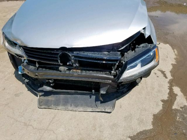 3VW2K7AJ8EM357351 - 2014 VOLKSWAGEN JETTA BASE SILVER photo 9