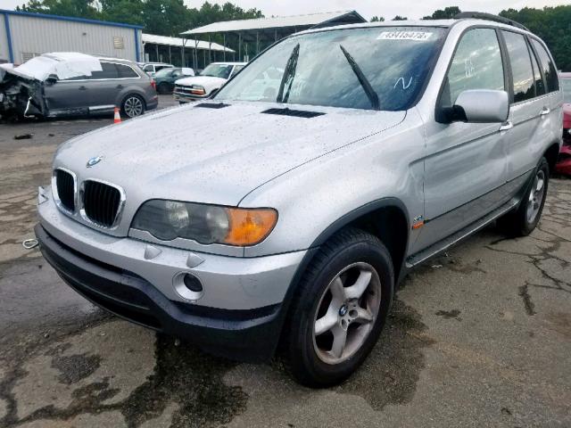 5UXFA53572LV73392 - 2002 BMW X5 3.0I GRAY photo 2