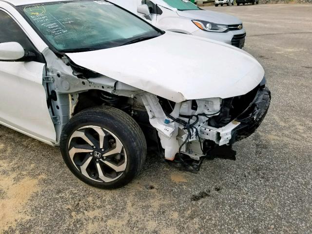 1HGCT1B34GA009761 - 2016 HONDA ACCORD LX- WHITE photo 9