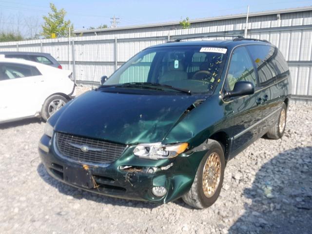 1C4GP64L6WB667640 - 1998 CHRYSLER TOWN & COU GREEN photo 2