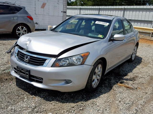 1HGCP3F82AA013580 - 2010 HONDA ACCORD EXL SILVER photo 2