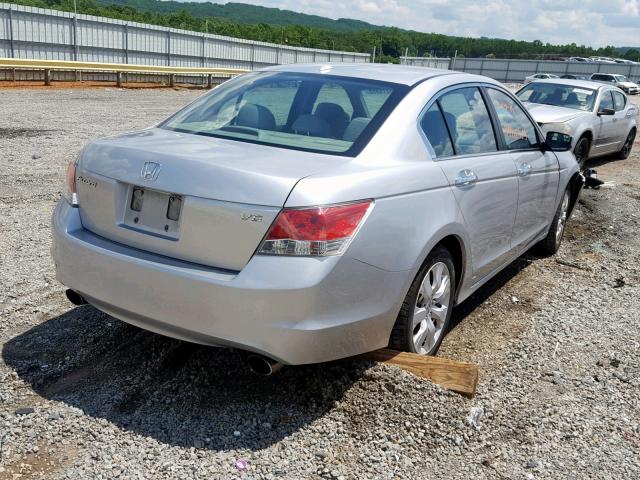 1HGCP3F82AA013580 - 2010 HONDA ACCORD EXL SILVER photo 4