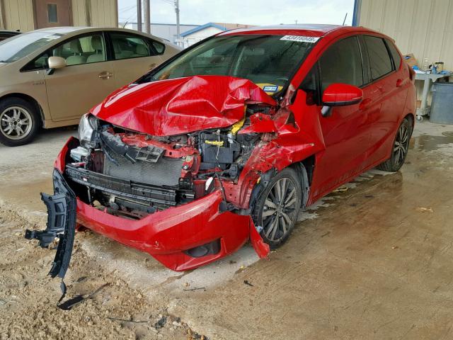 3HGGK5H82FM765511 - 2015 HONDA FIT EX RED photo 2