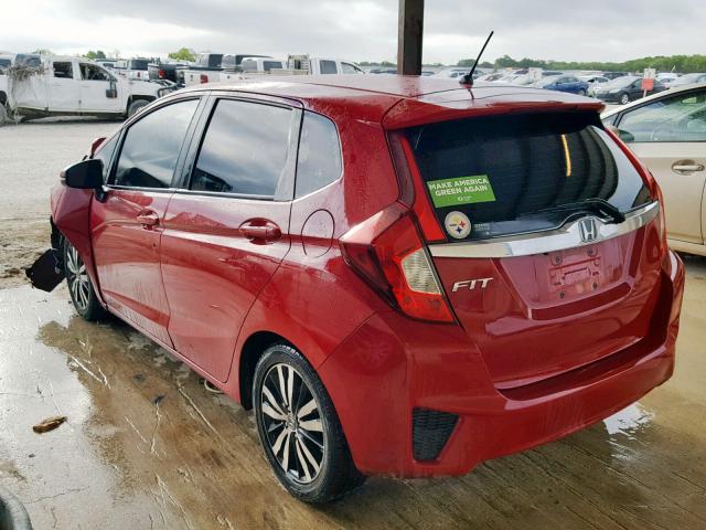 3HGGK5H82FM765511 - 2015 HONDA FIT EX RED photo 3