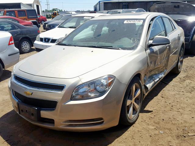 1G1ZC5EU9BF390953 - 2011 CHEVROLET MALIBU 1LT 棕色 照片 2