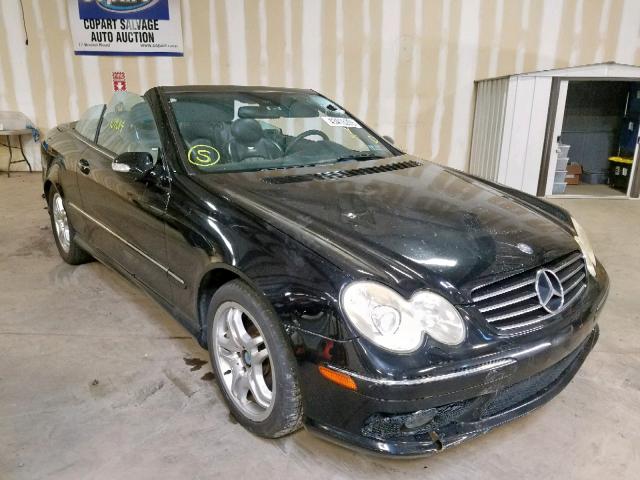 WDBTK76G34T024817 - 2004 MERCEDES-BENZ CLK 55 AMG BLACK photo 1