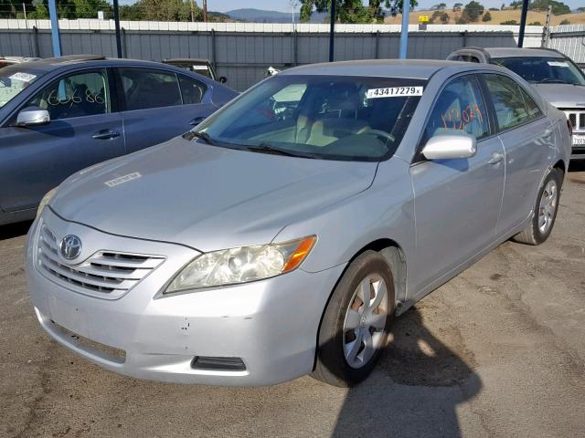 4T1BE46K07U166608 - 2007 TOYOTA CAMRY NEW SILVER photo 2