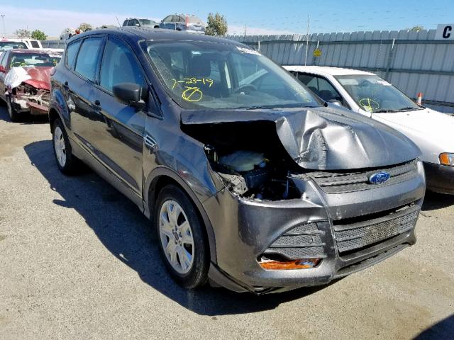 1FMCU0F72FUB63574 - 2015 FORD ESCAPE S GRAY photo 1