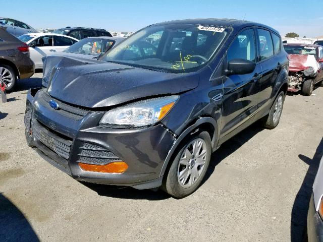 1FMCU0F72FUB63574 - 2015 FORD ESCAPE S GRAY photo 2