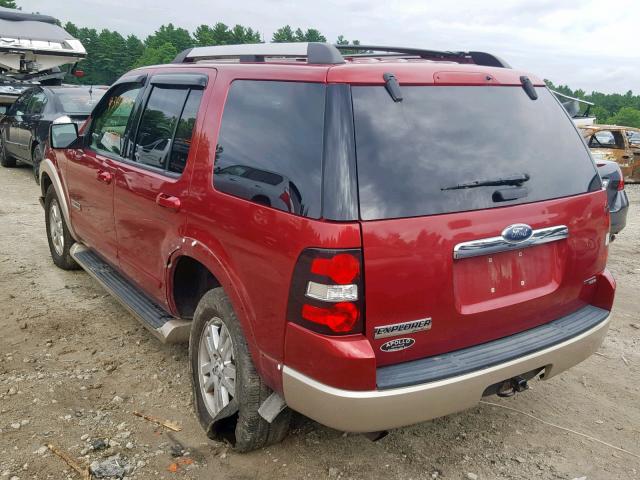 1FMEU74E17UA83736 - 2007 FORD EXPLORER E RED photo 3