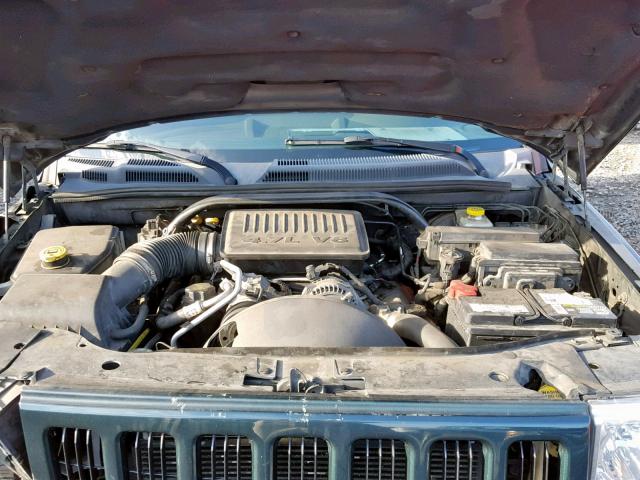 1J8HH48N96C106997 - 2006 JEEP COMMANDER მწვანე ფოტო 7