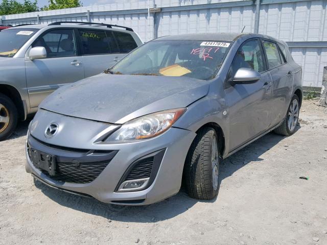 JM1BL1H53A1271703 - 2010 MAZDA 3 S SILVER photo 2