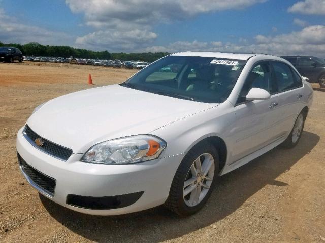 2G1WC5E32C1190788 - 2012 CHEVROLET IMPALA LTZ WHITE photo 2