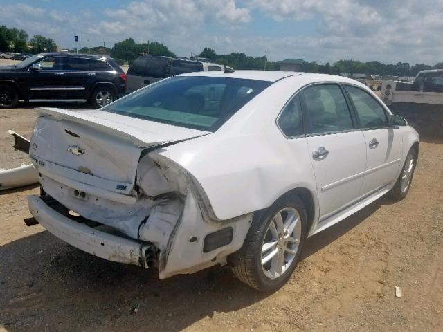 2G1WC5E32C1190788 - 2012 CHEVROLET IMPALA LTZ WHITE photo 4