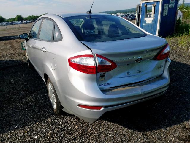 3FADP4AJ9HM142485 - 2017 FORD FIESTA S SILVER photo 3