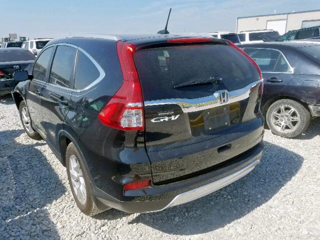 2HKRM3H75FH553012 - 2015 HONDA CR-V EXL BLACK photo 3