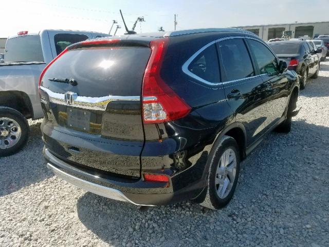 2HKRM3H75FH553012 - 2015 HONDA CR-V EXL BLACK photo 4