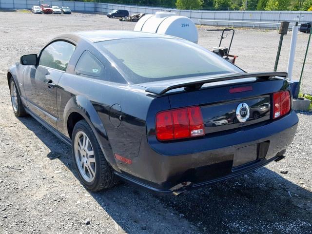 1ZVFT82H855122258 - 2005 FORD MUSTANG GT BLACK photo 3