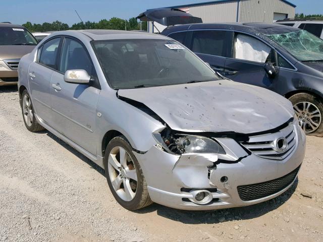 JM1BK323841185314 - 2004 MAZDA 3 S SILVER photo 1