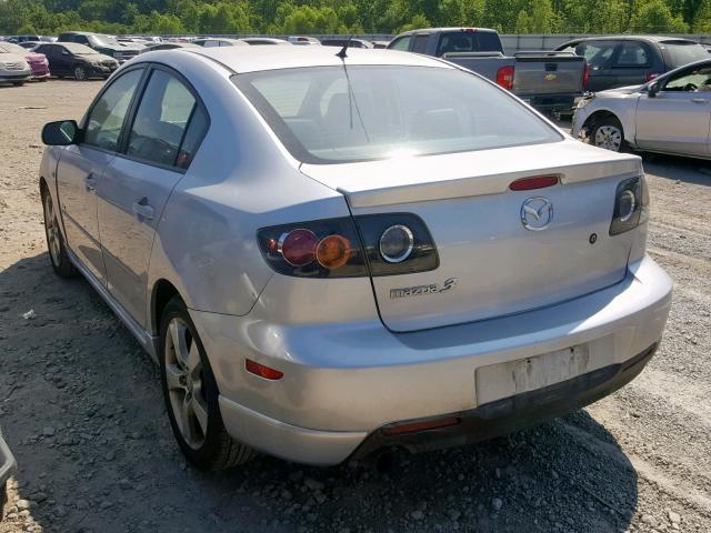 JM1BK323841185314 - 2004 MAZDA 3 S SILVER photo 3