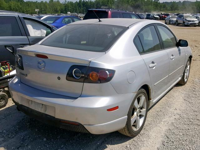 JM1BK323841185314 - 2004 MAZDA 3 S SILVER photo 4