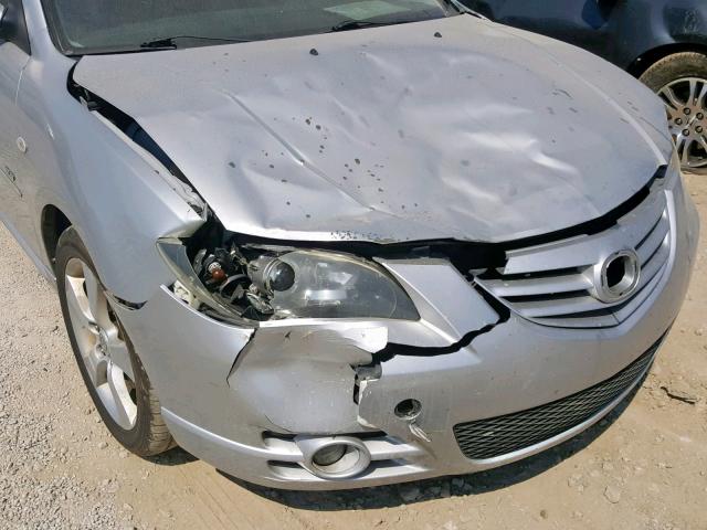 JM1BK323841185314 - 2004 MAZDA 3 S SILVER photo 9