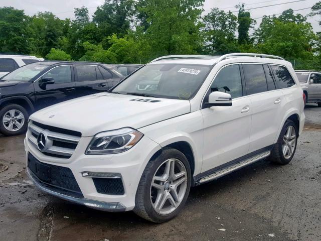 4JGDF7CE0EA396198 - 2014 MERCEDES-BENZ GL 450 4MA WHITE photo 2