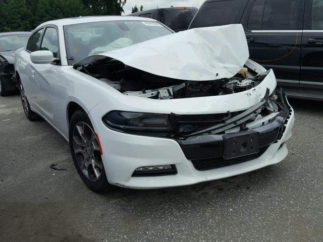 2C3CDXJG9FH897947 - 2015 DODGE CHARGER SX WHITE photo 1