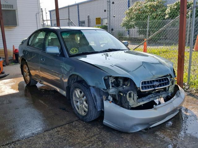 4S3BE686037214424 - 2003 SUBARU LEGACY OUT GREEN photo 1