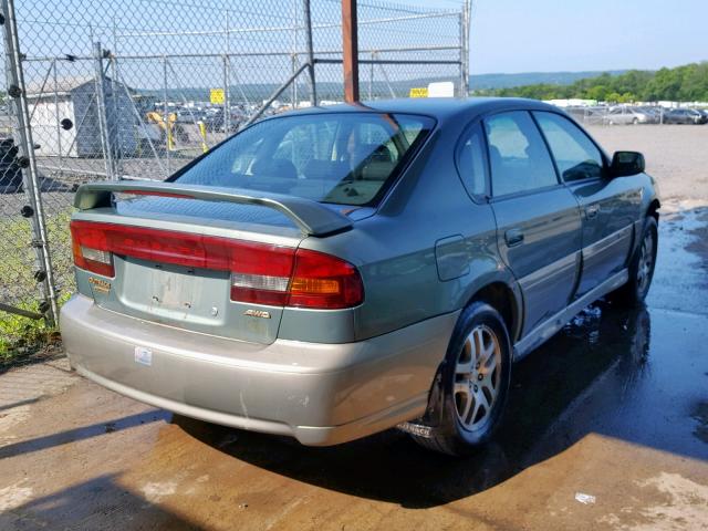 4S3BE686037214424 - 2003 SUBARU LEGACY OUT GREEN photo 4