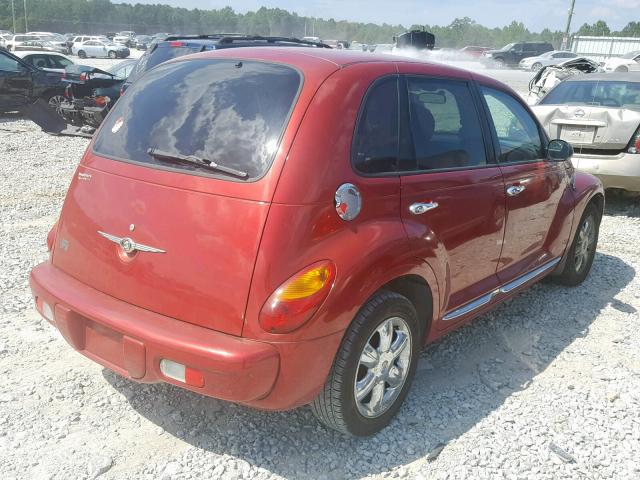 3C4FY58B93T650765 - 2003 CHRYSLER PT CRUISER RED photo 4