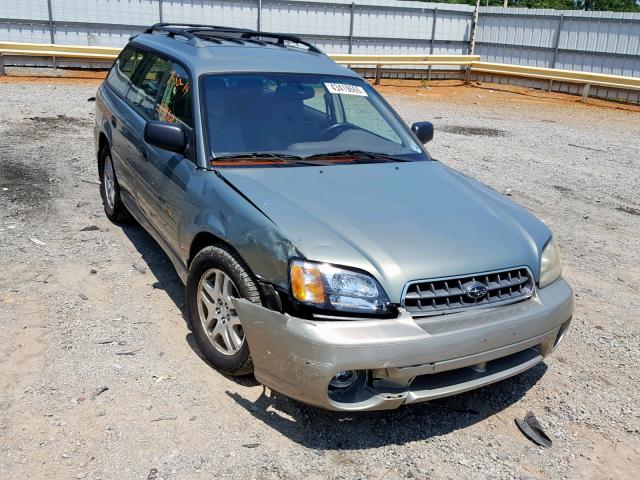 4S3BH675837620421 - 2003 SUBARU LEGACY OUT GREEN photo 1