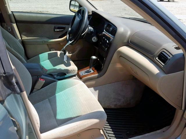 4S3BH675837620421 - 2003 SUBARU LEGACY OUT GREEN photo 5