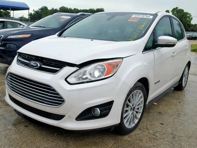 1FADP5BU5DL531652 - 2013 FORD C-MAX SEL WHITE photo 2