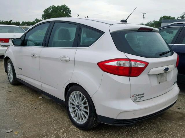 1FADP5BU5DL531652 - 2013 FORD C-MAX SEL WHITE photo 3