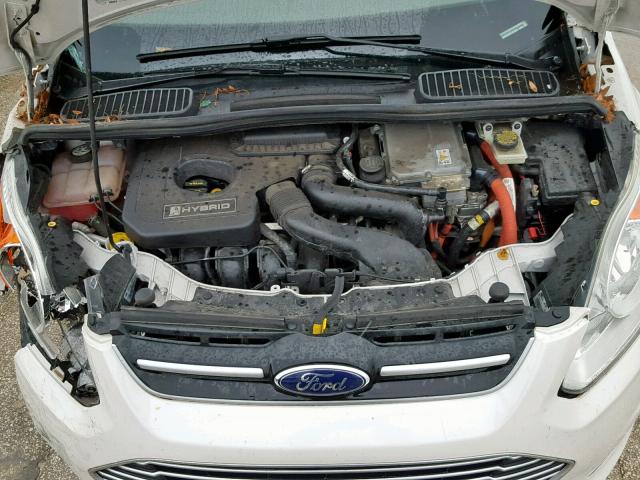 1FADP5BU5DL531652 - 2013 FORD C-MAX SEL WHITE photo 7