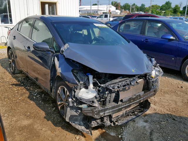 KNAFZ4A88E5174451 - 2014 KIA FORTE EX GRAY photo 1