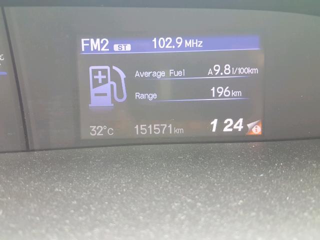 2HGFB2F9XCH007500 - 2012 HONDA CIVIC EXL ნაცრისფერი ფოტო 8