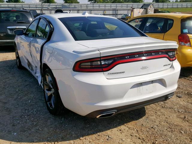 2C3CDXHG3FH725984 - 2015 DODGE CHARGER SX WHITE photo 3