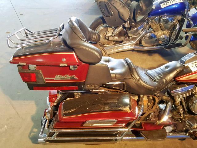 1HD1FCR14SY602015 - 1995 HARLEY-DAVIDSON FLHTCUI MAROON photo 6