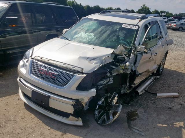 1GKKRTED0CJ300815 - 2012 GMC ACADIA DEN WHITE photo 2