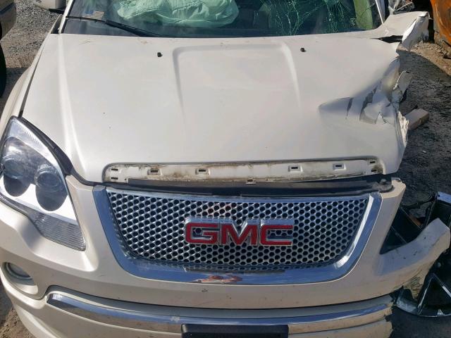 1GKKRTED0CJ300815 - 2012 GMC ACADIA DEN WHITE photo 7