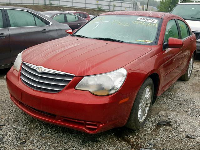 1C3LC56K37N527316 - 2007 CHRYSLER SEBRING TO RED photo 2