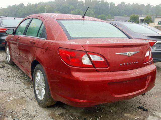 1C3LC56K37N527316 - 2007 CHRYSLER SEBRING TO RED photo 3