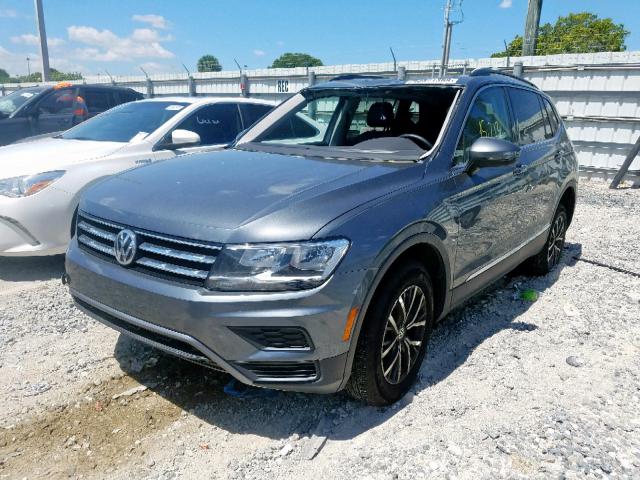 3VV3B7AX6JM190592 - 2018 VOLKSWAGEN TIGUAN SE GRAY photo 2