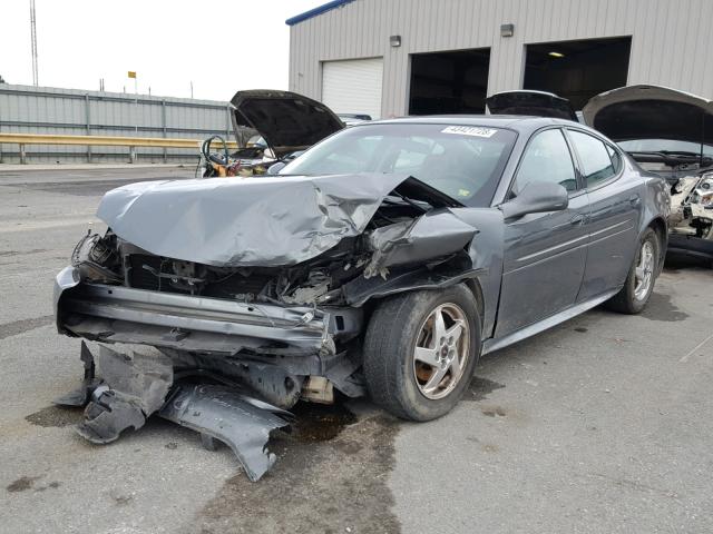 2G2WS522X41300756 - 2004 PONTIAC GRAND PRIX GRAY photo 2