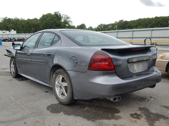 2G2WS522X41300756 - 2004 PONTIAC GRAND PRIX GRAY photo 3