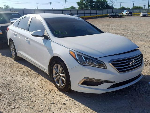 5NPE24AF5FH039091 - 2015 HYUNDAI SONATA SE WHITE photo 1