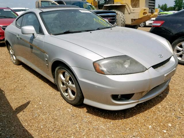 KMHHM65D76U191984 - 2006 HYUNDAI TIBURON GS SILVER photo 1